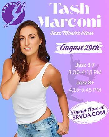Tash Marconi Jazz class flyer 